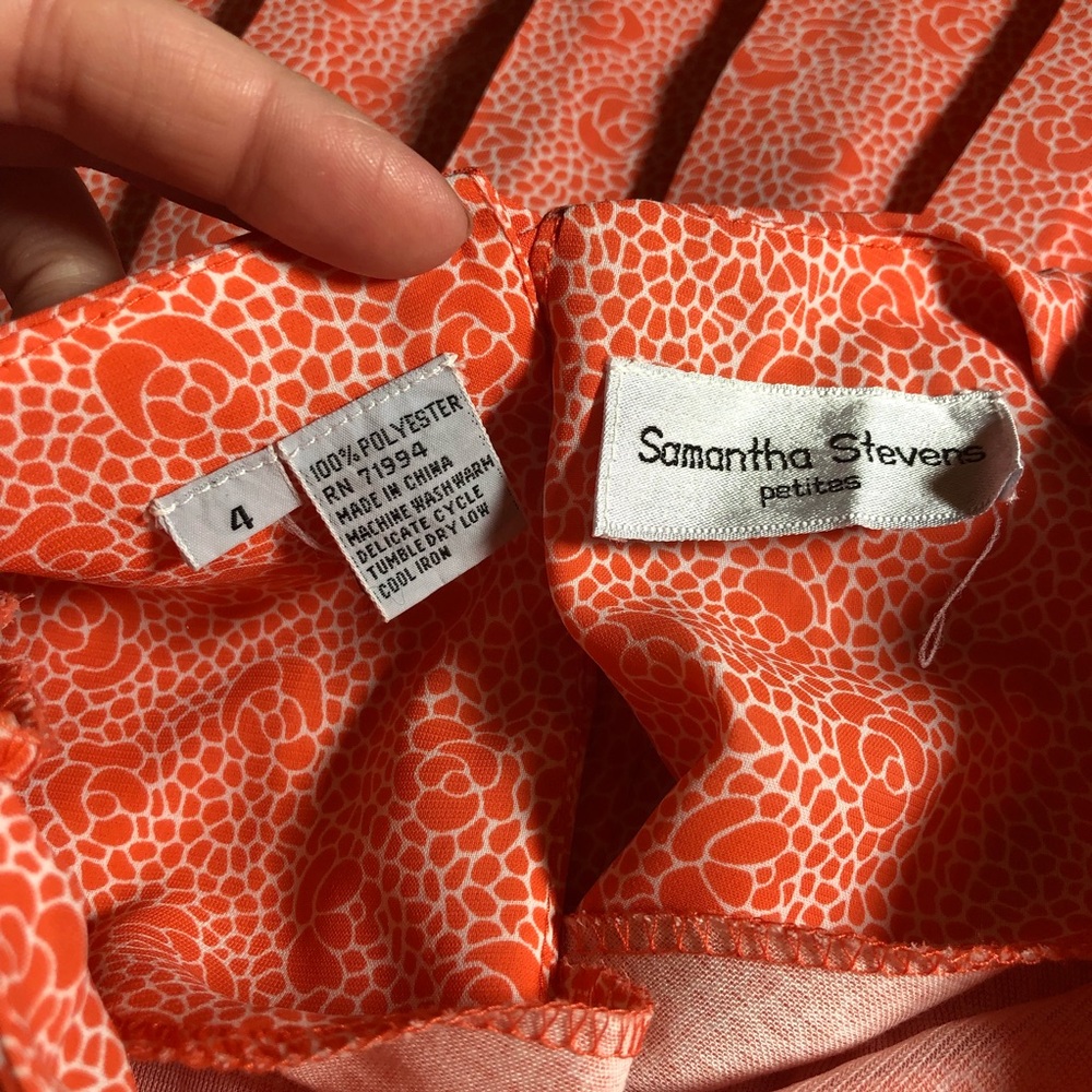 Fab, VINTAGE, drop waist, floral dress!! - Picture 5 of 7